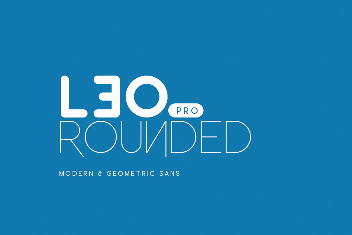 Ejemplo de fuente Leo Rounded Pro Semibold